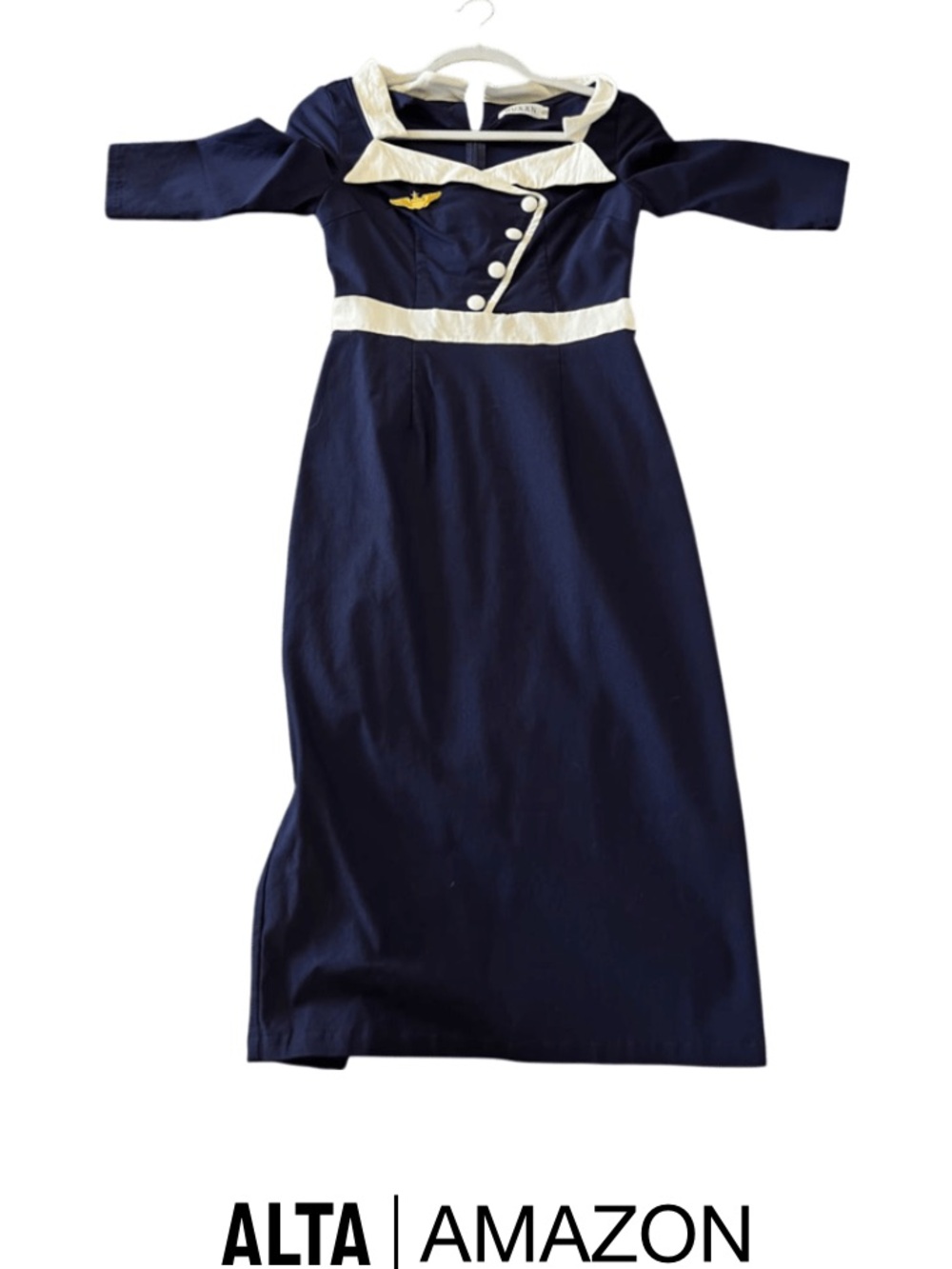 Navy flight attendant costume
